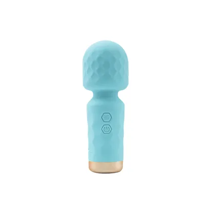 Вібромасажер M’Lady Mini Vibrating Wand Teal, BMS (Канада)