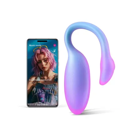 Смарт-віброяйце Magic Motion Flamingo Max Blue, 2 в 1: віброяйце та тренажер Кегеля