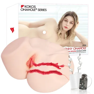 Мастурбатор Kokos 005 Jenny ONAHOLE Real Vagina 2WayPlus з вібрацією
