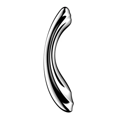 Металевий дилдо Satisfyer Pure Gravity 2, двосторонній, з можливістю нагрівання й охолодження