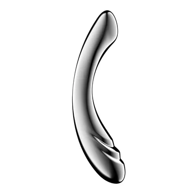 Металевий дилдо Satisfyer Pure Gravity 3, двосторонній, для температурних ігор