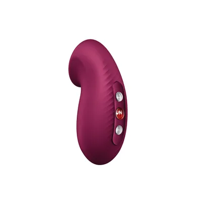 Вакуумний стимулятор Fun Factory Desire Wine Red, 11 рівнів інтенсивності, перезаряджуваний
