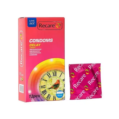 Презервативи Recare Delay Candy Condoms, 12 шт, латекс
