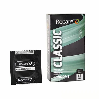 Презервативи Recare Holographic Classic, 12 шт, латексні