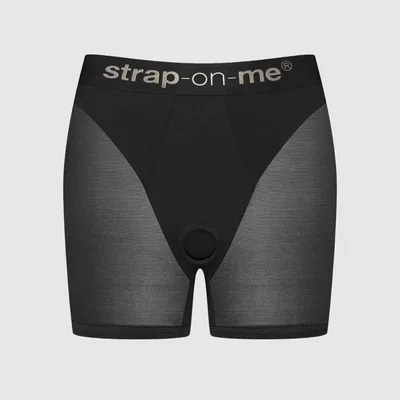 Шорти з фіксацією дилдо Strap-On-Me Harness Lingerie Halo – S – Black