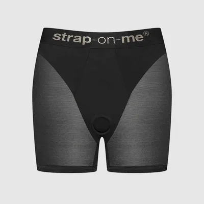 Шорти з фіксацією дилдо Strap-On-Me Harness Lingerie Halo, L, Black