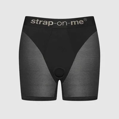 Шорти з фіксацією дилдо Strap-On-Me Harness Lingerie Halo, XL, Black