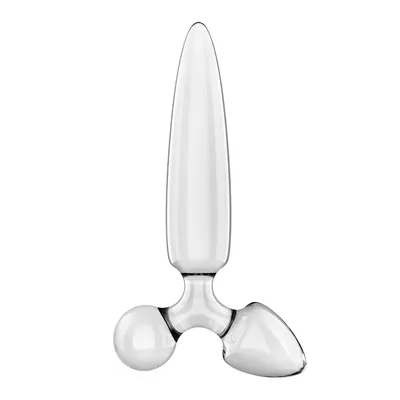Скляний дилдо Satisfyer Triple Crystal 1 Transparent