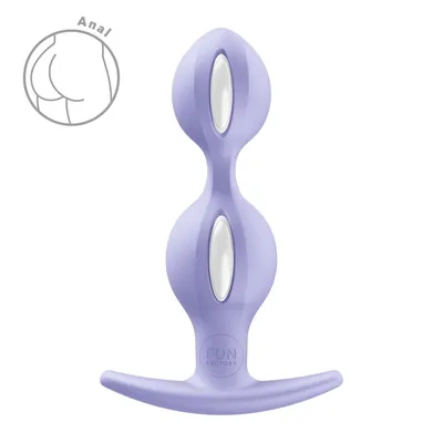 Анальні кульки Fun Factory B BALLS DUO Purple, діаметр 3,2 та 3,6 см