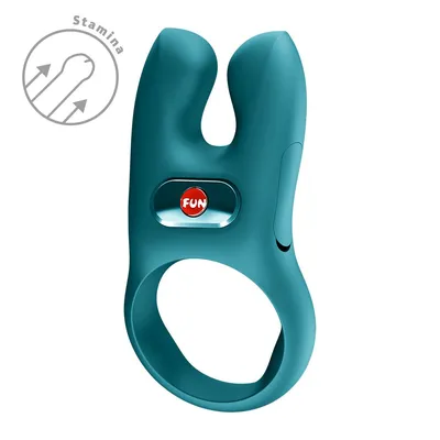 Ерекційне віброкільце Fun Factory NŌS CLASSIC Bottle Green, 2 мотори