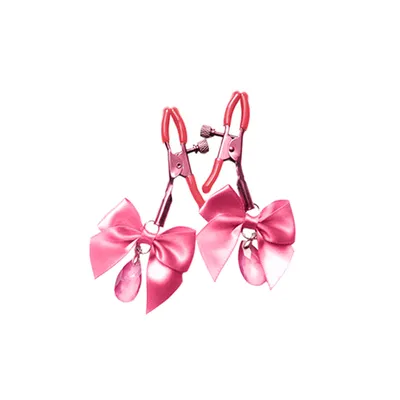 Затискачі для сосків Art of Sex - Flirty Bow, рожевий колір
