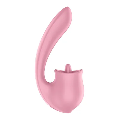 Вагінально-кліторальний вібратор Satisfyer Tongue Genius