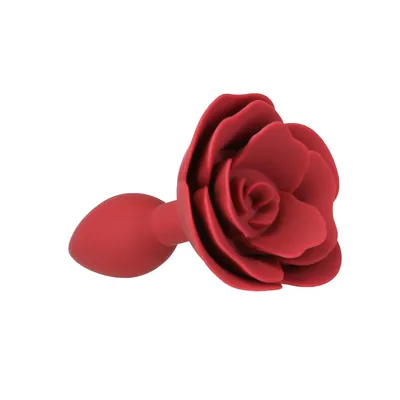 Силіконова анальна пробка Lux Active Red Rose