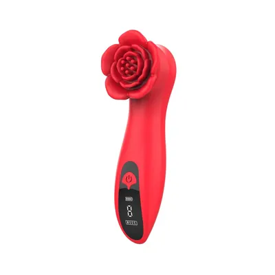 Вібратор для клітора Loviss Tona Rose Vibrator у вигляді троянди, 9 режимів