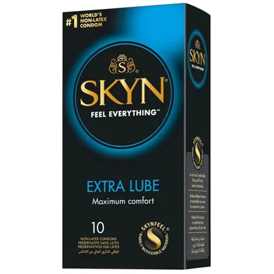 Безлатексні презервативи SKYN Extra Lube, 10 шт