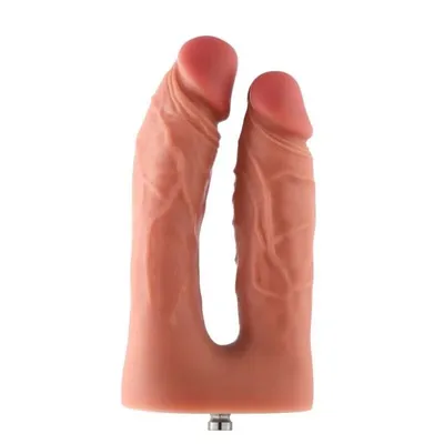 Подвійний фалоімітатор Hismith Silicone Double Penetrator Dildo із системою KlicLok
