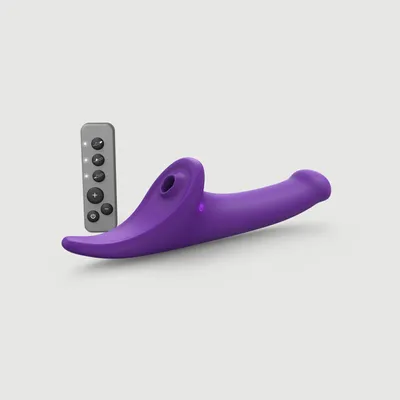 Вібронасадка для страпона Strap-On-Me Multi Orgasm Dildo L Purple