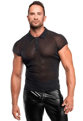 Чоловіче поло Noir Handmade H082 Onyx veil polo, розмір L