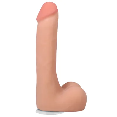 Фалоімітатор Doc Johnson The Realistic Cock ULTRASKYN 9 Inch with Balls Vanilla