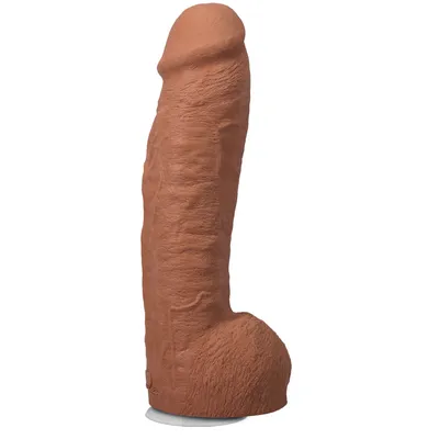 Фалоімітатор Doc Johnson The Realistic Cock ULTRASKYN 12 Inch, карамельний