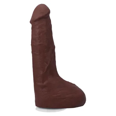 Фалоімітатор Doc Johnson The Realistic Cock ULTRASKYN Squirting 9,5 Inch Chocolate