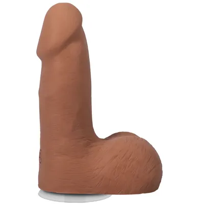 Фалоімітатор Doc Johnson The Realistic Cock ULTRASKYN 5 Inch with Balls Caramel