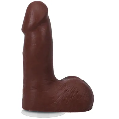 Фалоімітатор Doc Johnson The Realistic Cock ULTRASKYN 5 Inch with Balls Chocolate