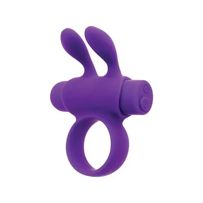Ерекційне віброкільце S Pleasures Premium Rabbit Ring, зі знімною вібропулею та вушками