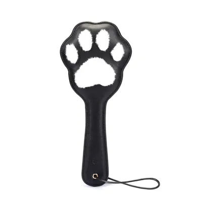 Паддл у формі котячої лапки Liebe Seele Round Paddle Black/White
